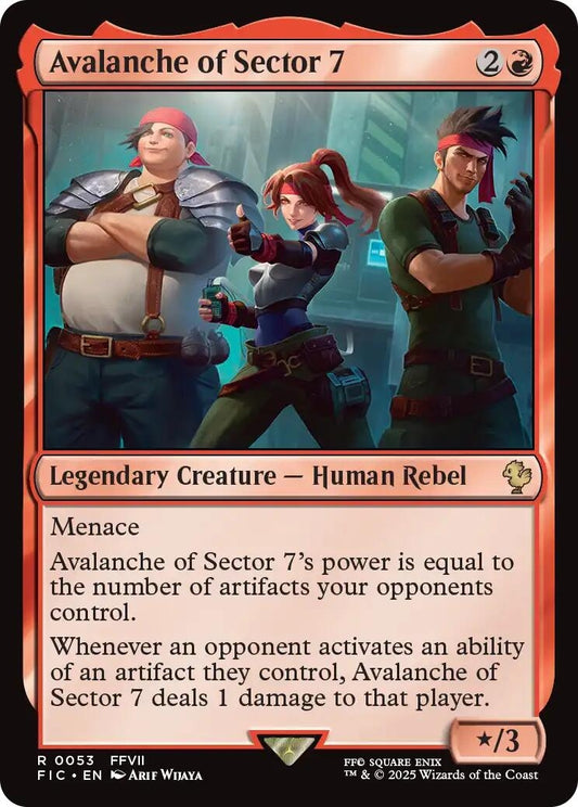 Avalanche of Sector 7 (Surge Foil) (53) (FIC)