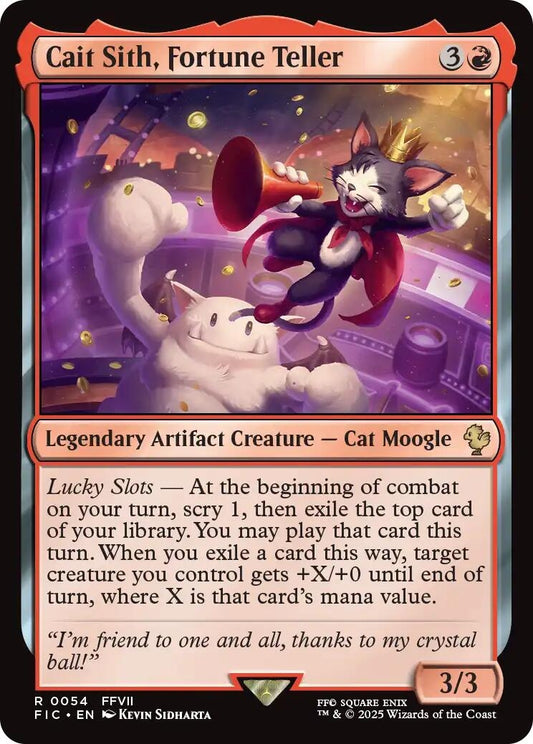 Cait Sith, Fortune Teller (Surge Foil) (54) (FIC)