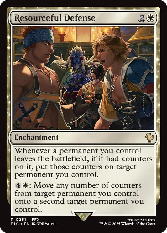 Resourceful Defense (Surge Foil) (251) (FIC)