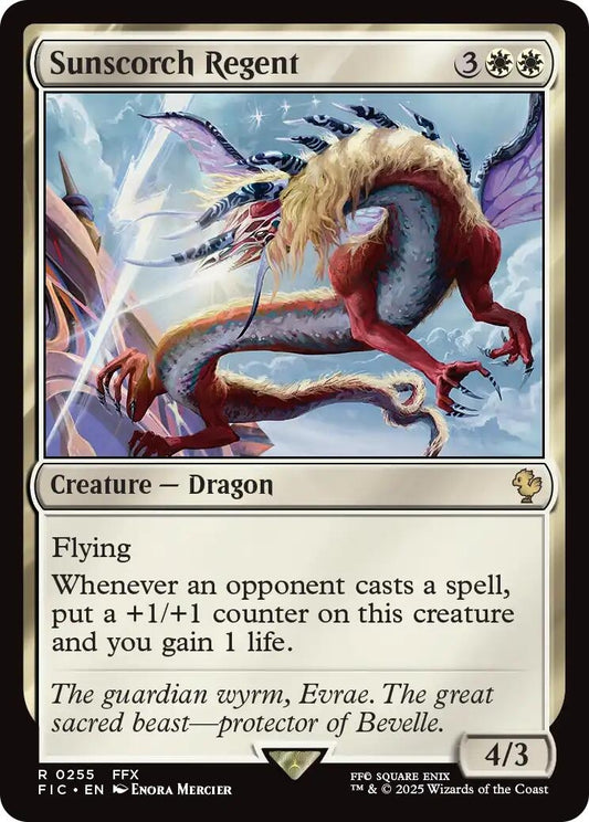 Sunscorch Regent (Surge Foil) (255) (FIC)