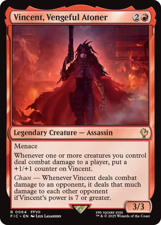 Vincent, Vengeful Atoner (Surge Foil) (64) (FIC)