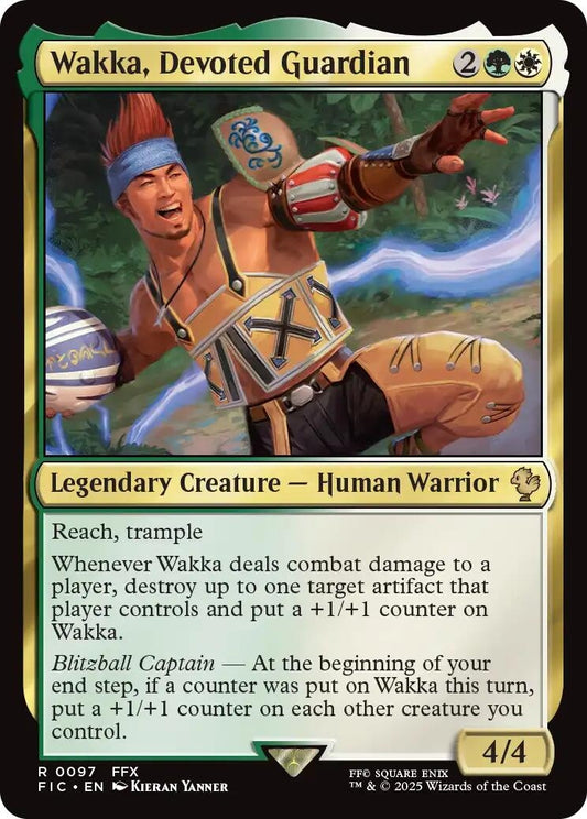Wakka, Devoted Guardian (Surge Foil) (97) (FIC)