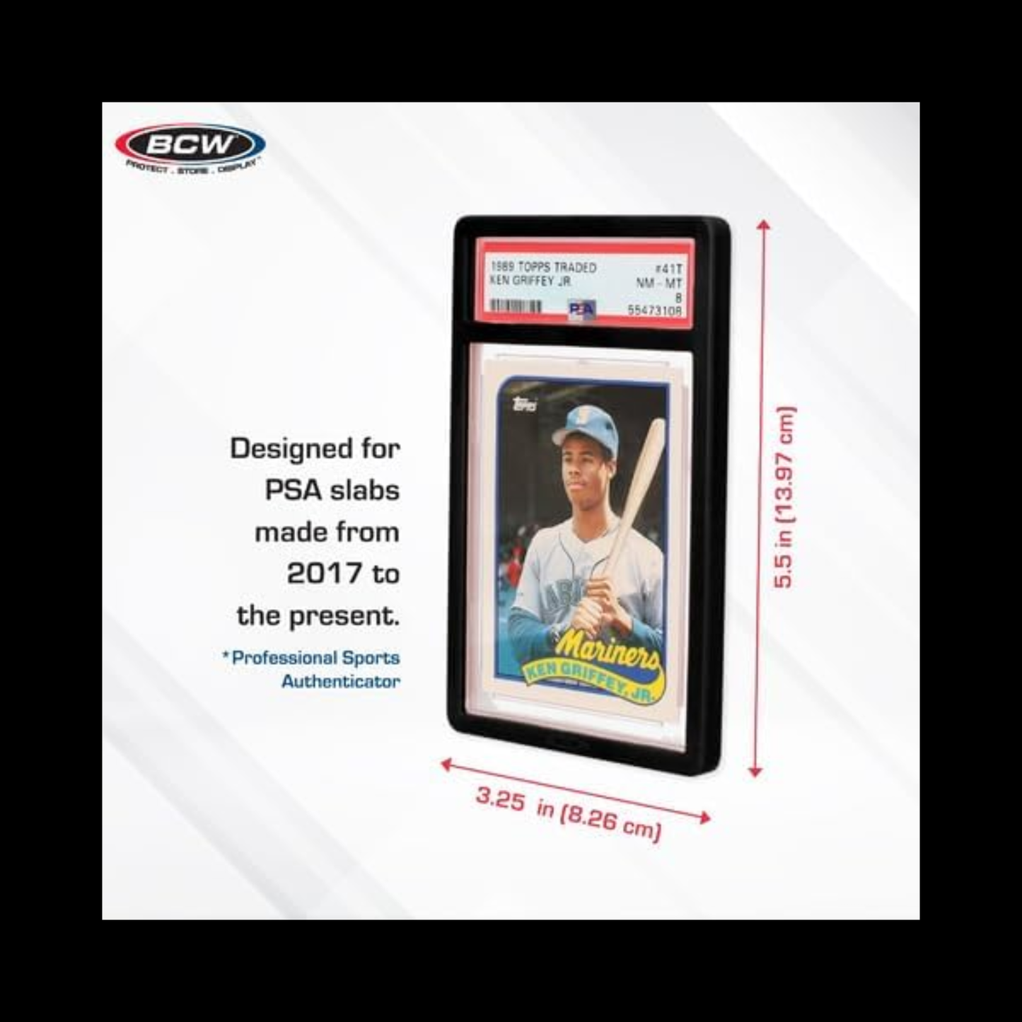BCW Graded Card Slab Bumpers PSA 6x Pack - Choose Your Color