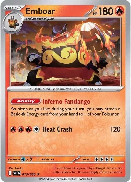 Emboar (013/086) (WHT)