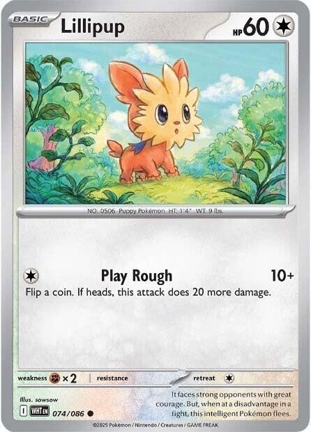 Lillipup (074/086) (WHT)