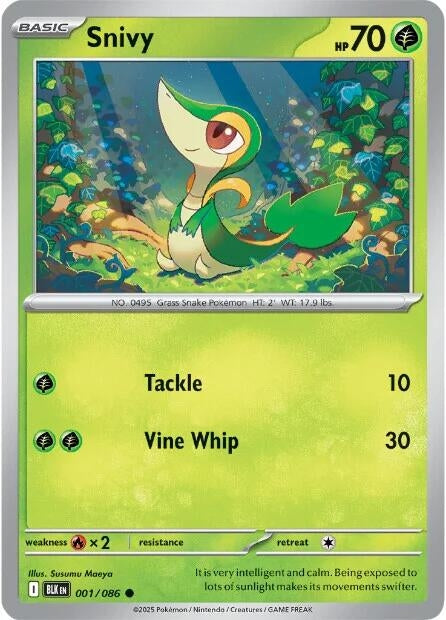 Snivy (001/086) (BLK)