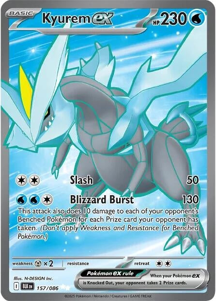 Kyurem ex (157/086) (BLK)