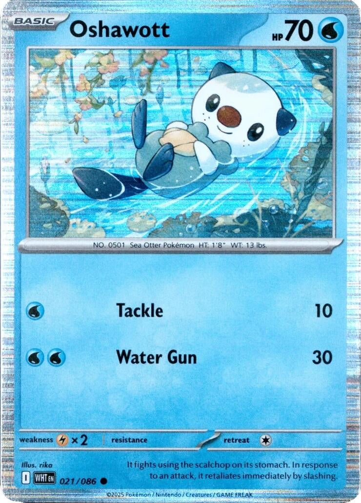 Oshawott - 021/086 (Unova Poster Collection) (021/086) (MCAP)