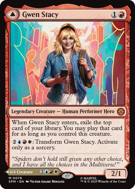 Image for Gwen Stacy (78) (SPM) - Magic: The Gathering
