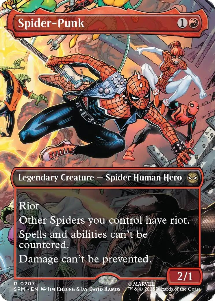 Spider-Punk (0207) (Borderless) (207) (SPM)