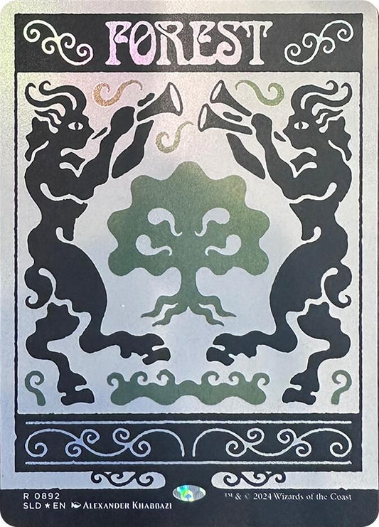 Forest (0892) (Rainbow Foil) (892) (SLD)