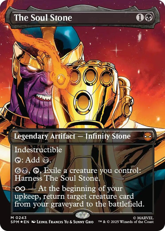 Image for The Soul Stone (Borderless) (243) (SPM) - Magic: The Gathering