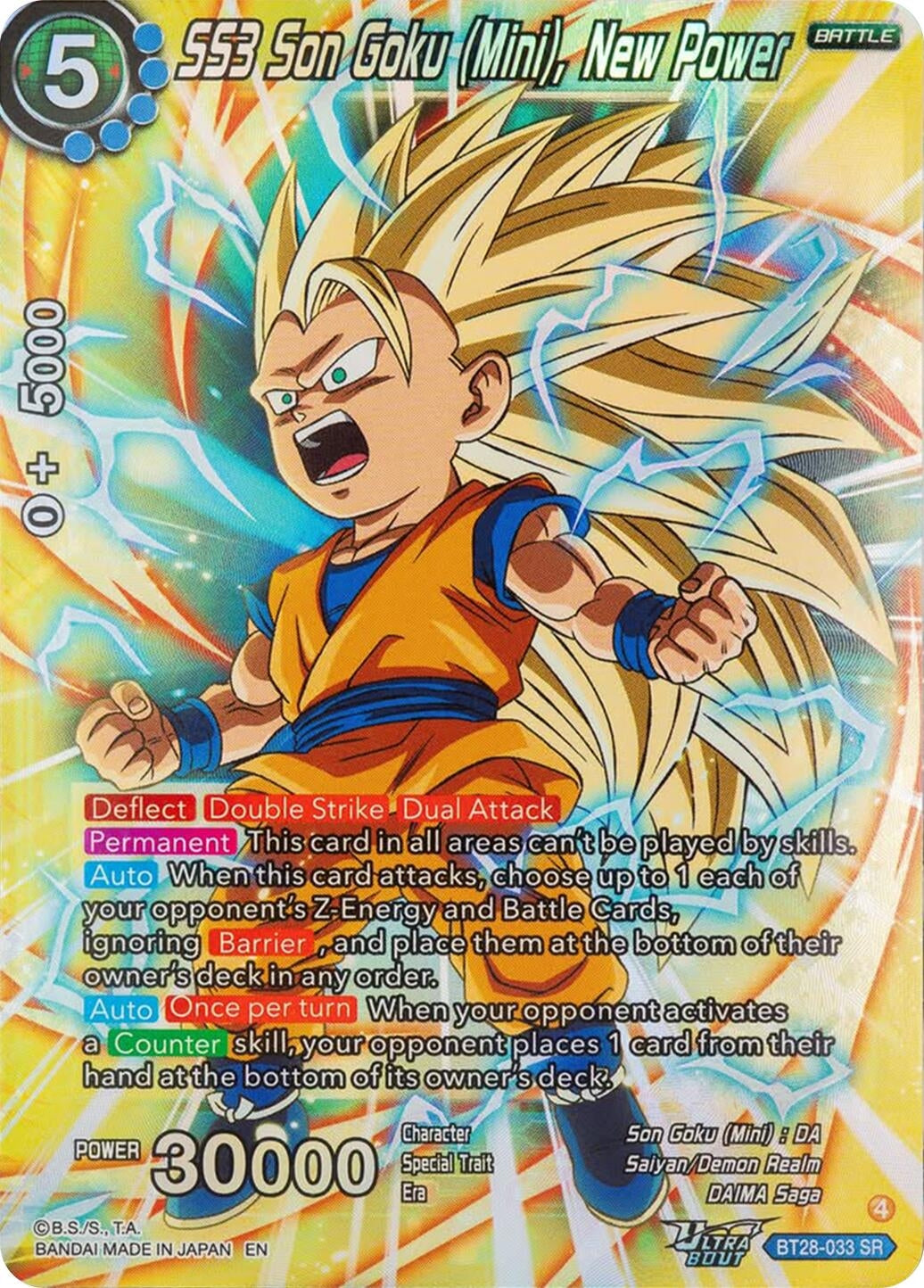 SS3 Son Goku (Mini), New Power (BT28-033) (BT28)