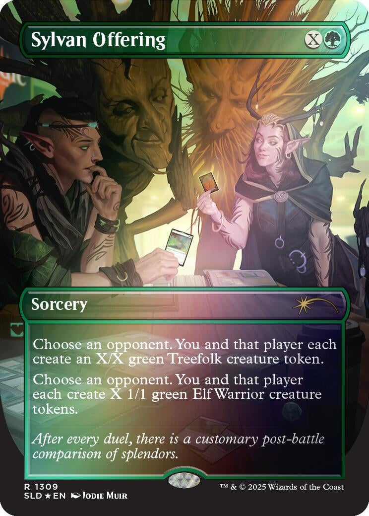 Sylvan Offering (Rainbow Foil) (1309) (SLD)
