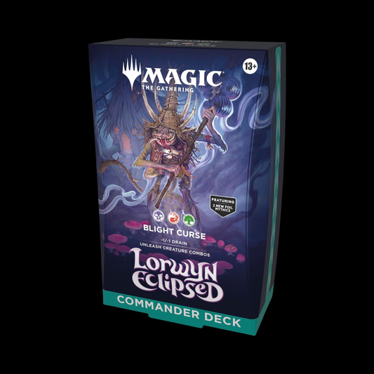 MTG Magic The Gathering Lorwyn Eclipsed Blight Curse Commander Deck