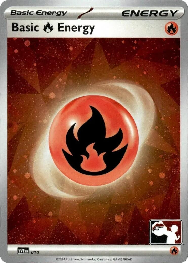 Basic Fire Energy - 010 (Cosmos Holo) (010) (Prize Pack Series Cards)