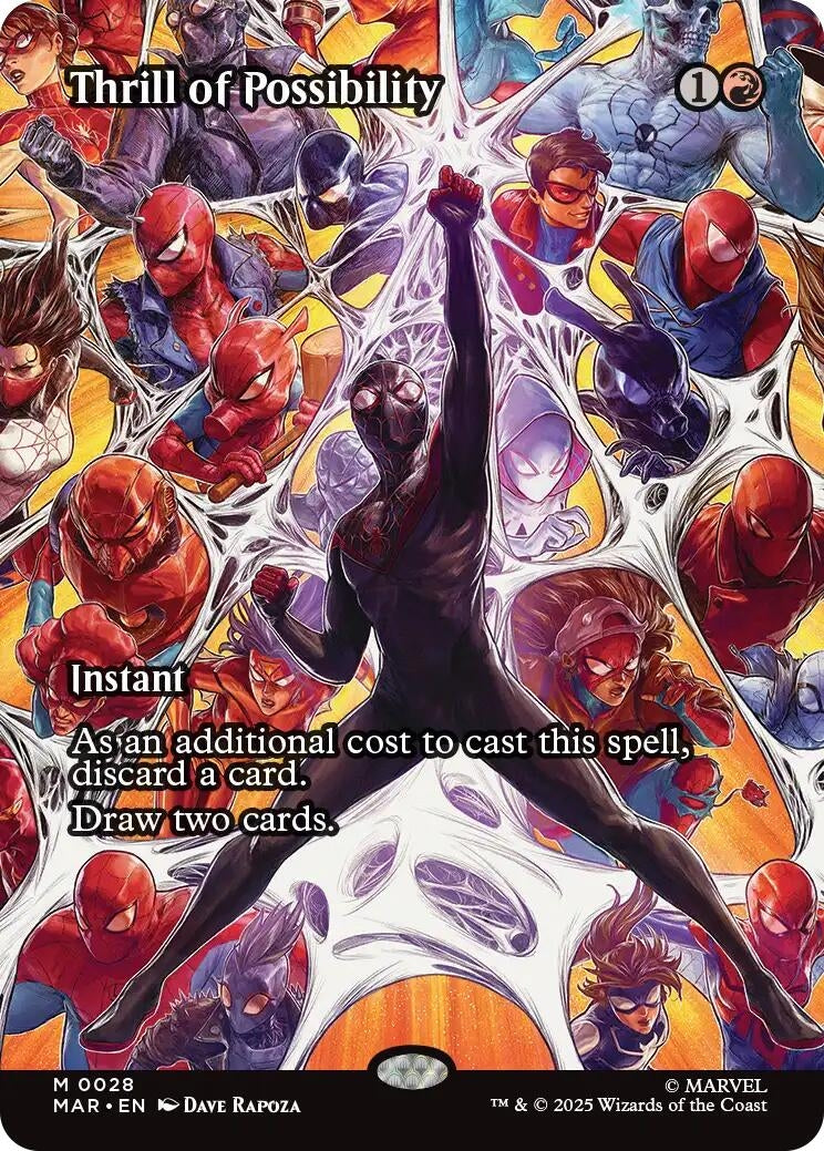 Thrill of Possibility (Borderless) (28) (Marvel Universe Eternal-Legal) (MAR)