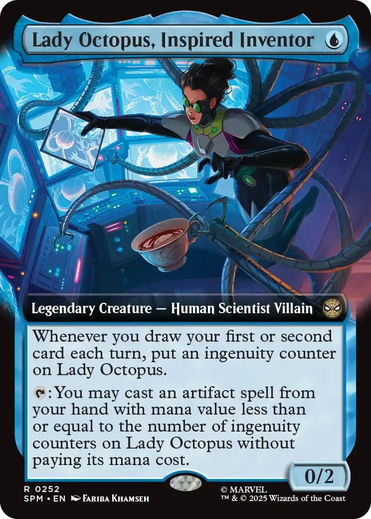 Lady Octopus, Inspired Inventor (Extended Art) (252) (SPM)