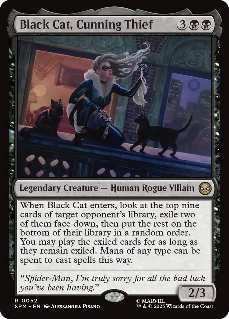 Black Cat, Cunning Thief (52) (SPM)
