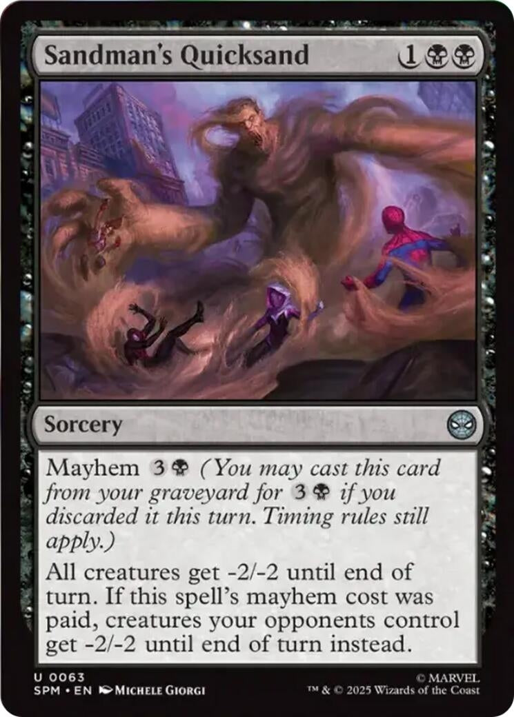 Sandman's Quicksand (63) (Marvel's Spider-Man) (SPM)