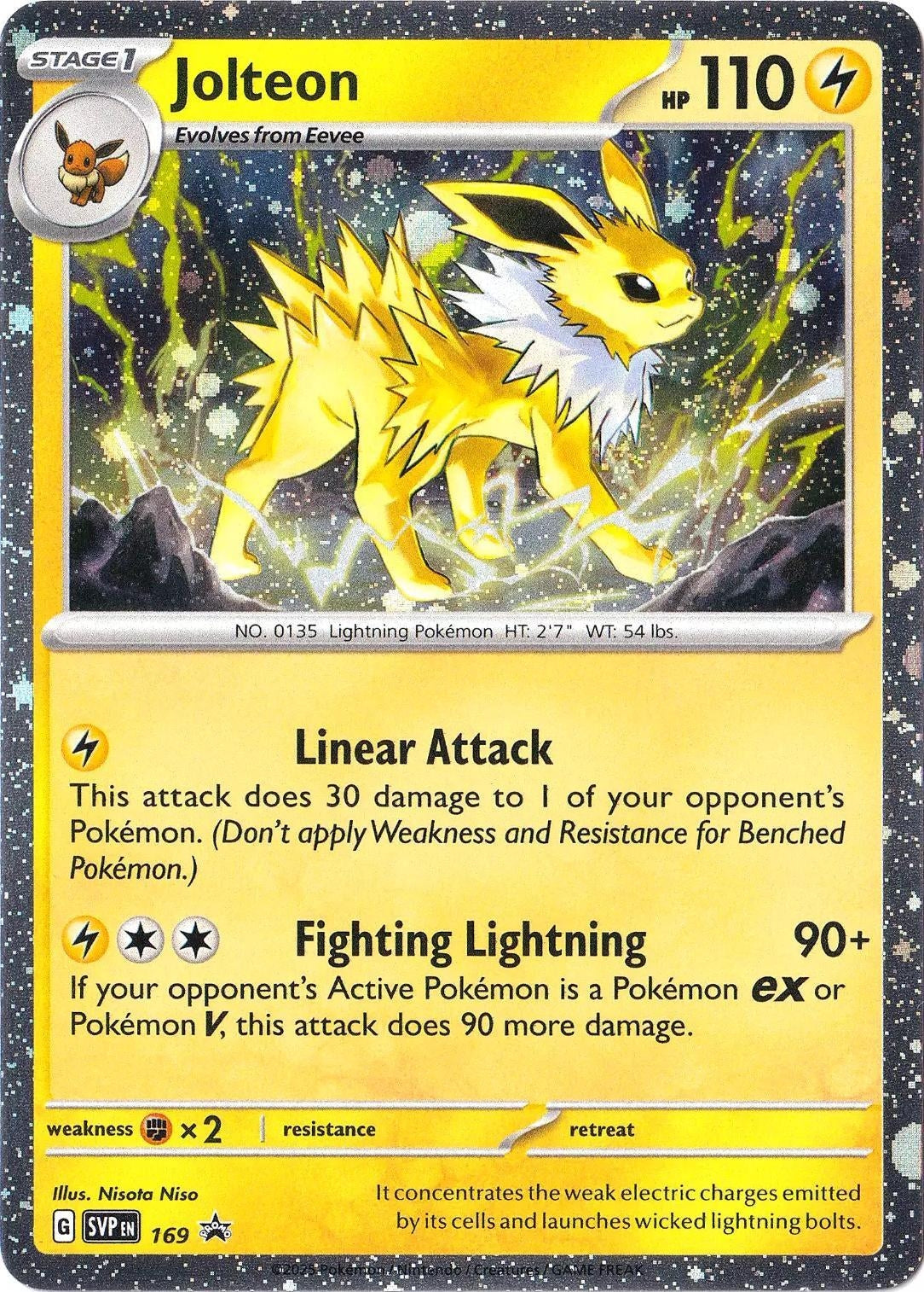 Jolteon - 169 (Cosmos Holo) (135/165) (SVP)
