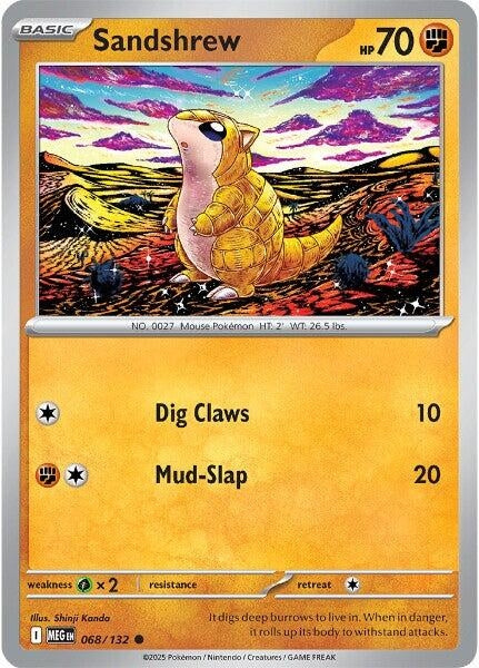 Sandshrew (068/132) (MEG)