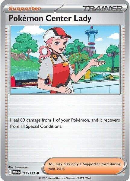 Pokemon Center Lady (123/132) (MEG)