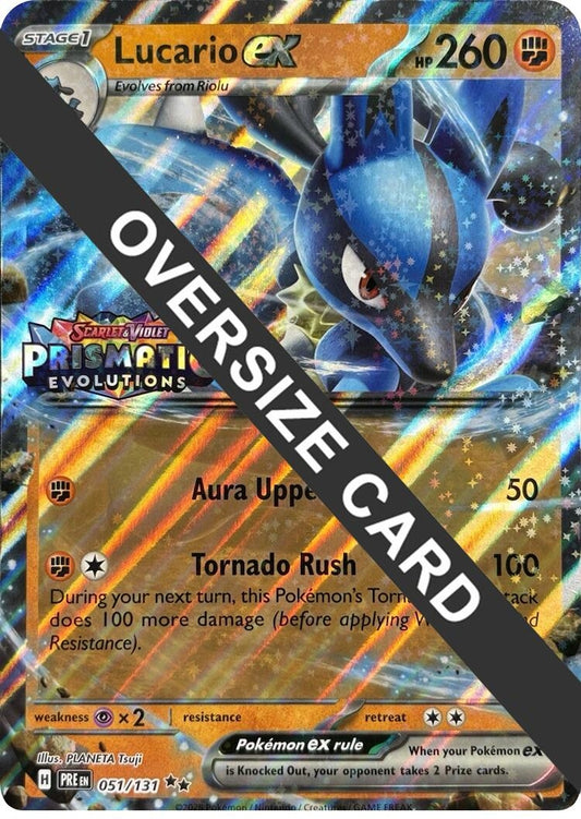 Lucario ex (Prismatic Evolutions Stamp) (051/131) (PR)