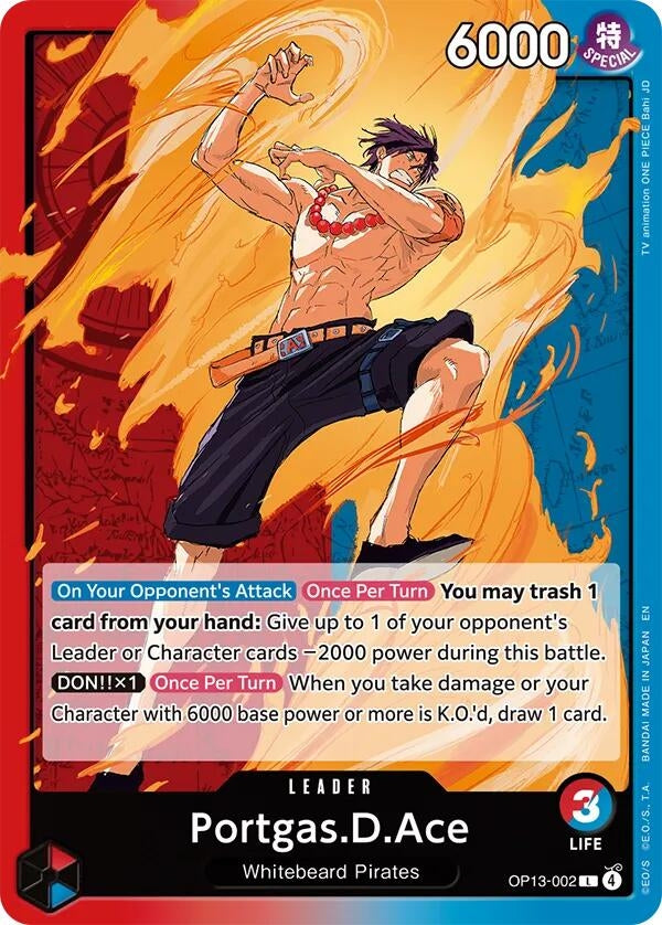 Portgas.D.Ace (002) (OP13-002) (OP13)