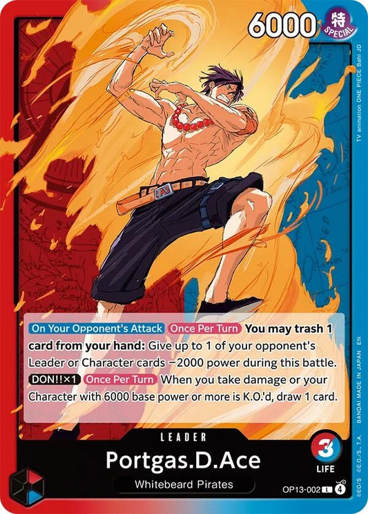 Portgas.D.Ace (002) (OP13-002) (OP13)