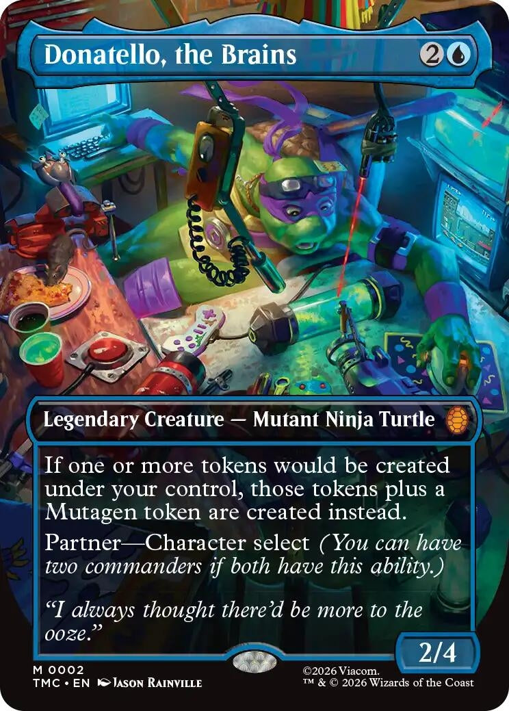 Donatello, the Brains (0002) (Borderless) (2) (TMC)
