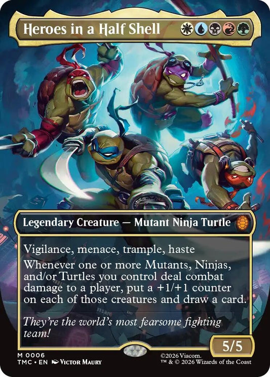 Heroes in a Half Shell (0006) (Borderless) (6) (TMC)