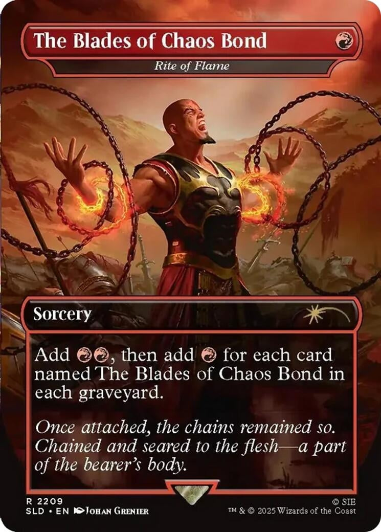The Blades of Chaos Bond - Rite of Flame (2209) (SLD)