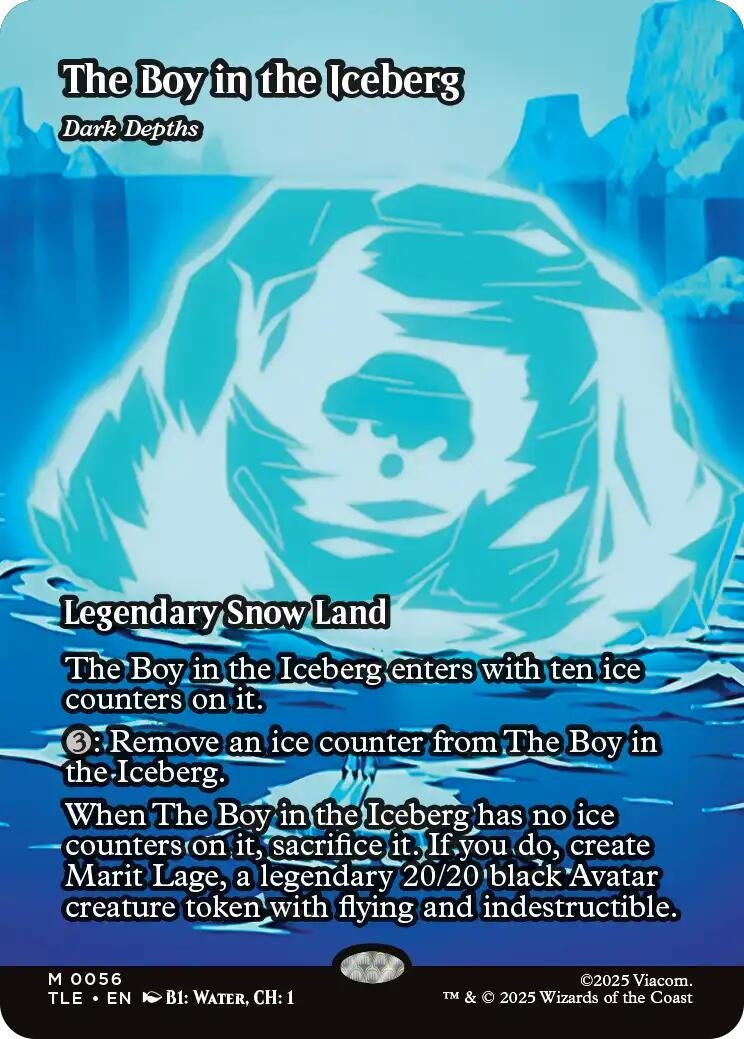 The Boy in the Iceberg - Dark Depths (Borderless) (56) (TLE)