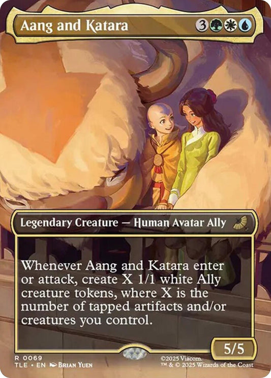 Aang and Katara (Borderless) (69) (TLE)