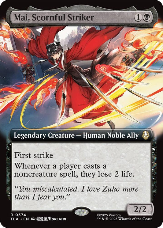 Mai, Scornful Striker (Extended Art) (374) (TLA)