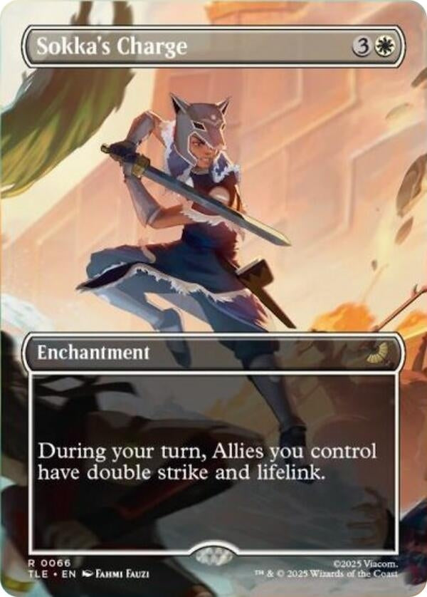 Sokka's Charge (Borderless) (66) (TLE)