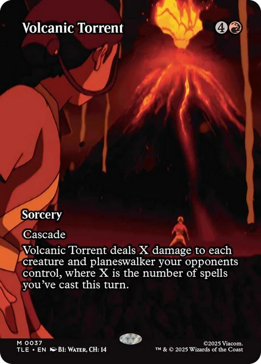 Volcanic Torrent (Borderless) (37) (TLE)