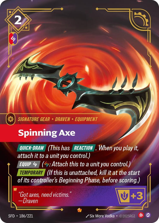 Spinning Axe (186/221) (SPF)