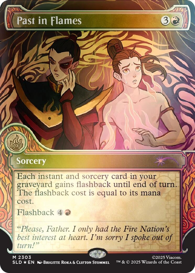 Past in Flames (Rainbow Foil) (2303) (SLD)