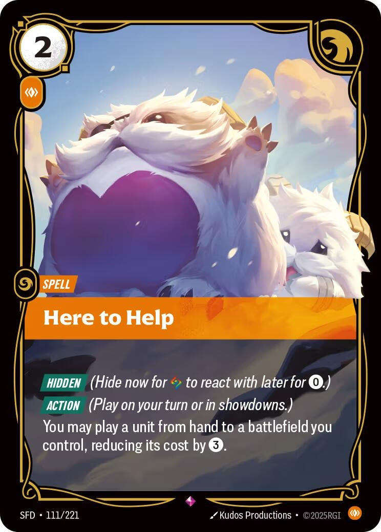 Here to Help (111/221) (SPF)