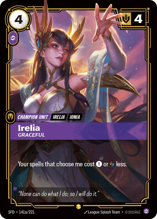Irelia - Graceful (Alternate Art) (141a/221) (SPF)