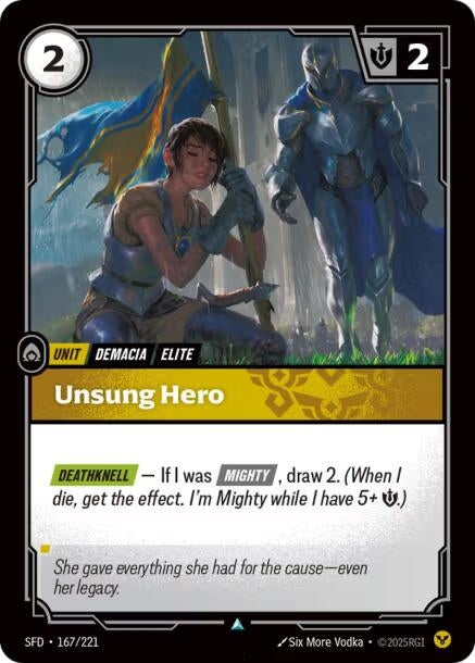 Unsung Hero (167/221) (SFD)