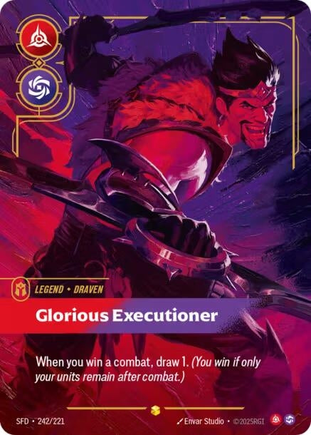 Draven, Glorious Executioner (Overnumbered) (242/221) (SFD)