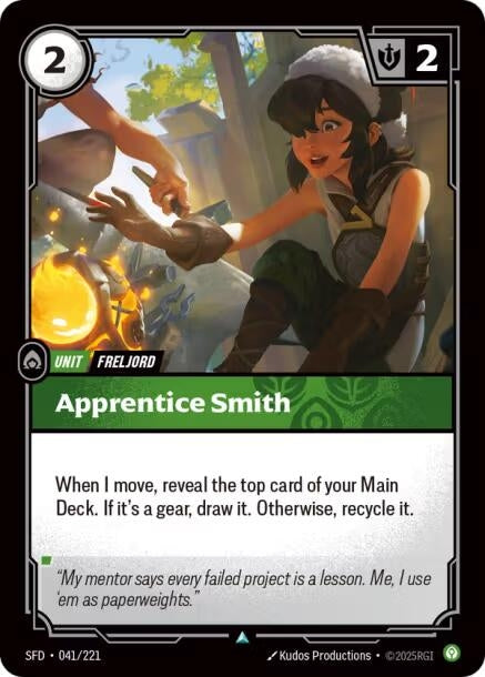 Apprentice Smith (041/221) (SFD)