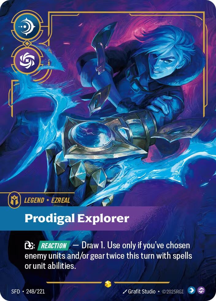 Ezreal, Prodigal Explorer (Overnumbered) (248/221) (SFD)