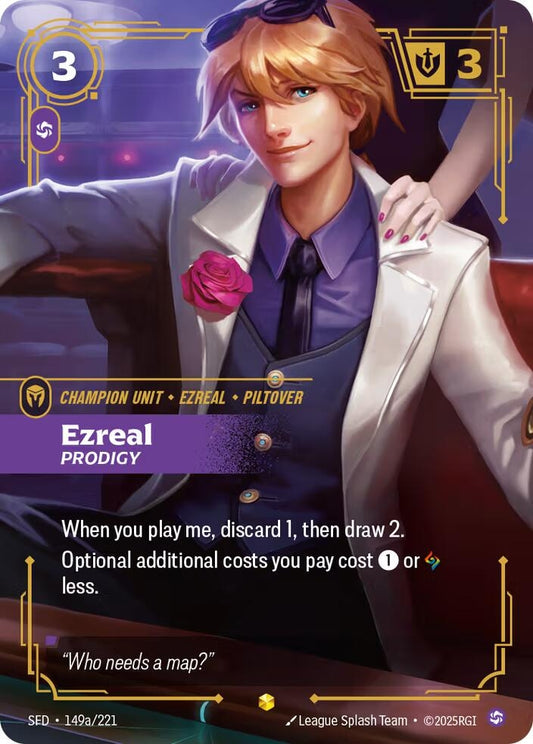 Ezreal - Prodigy (Alternate Art) (149a/221) (SFD)