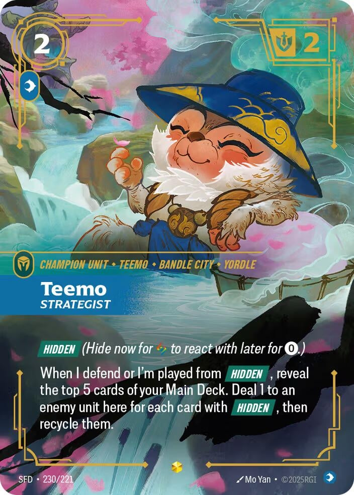 Teemo, Strategist (Overnumbered) (230/221) (SFD)