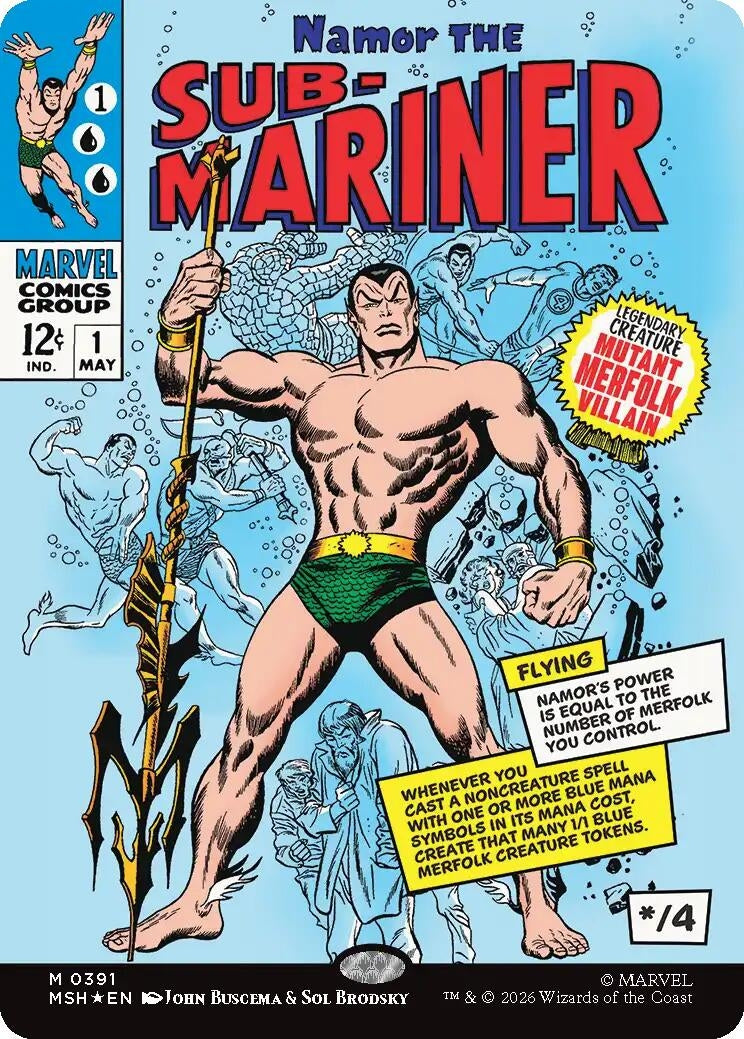 Namor the Sub-Mariner (Borderless) (0391) (391) (MSH)