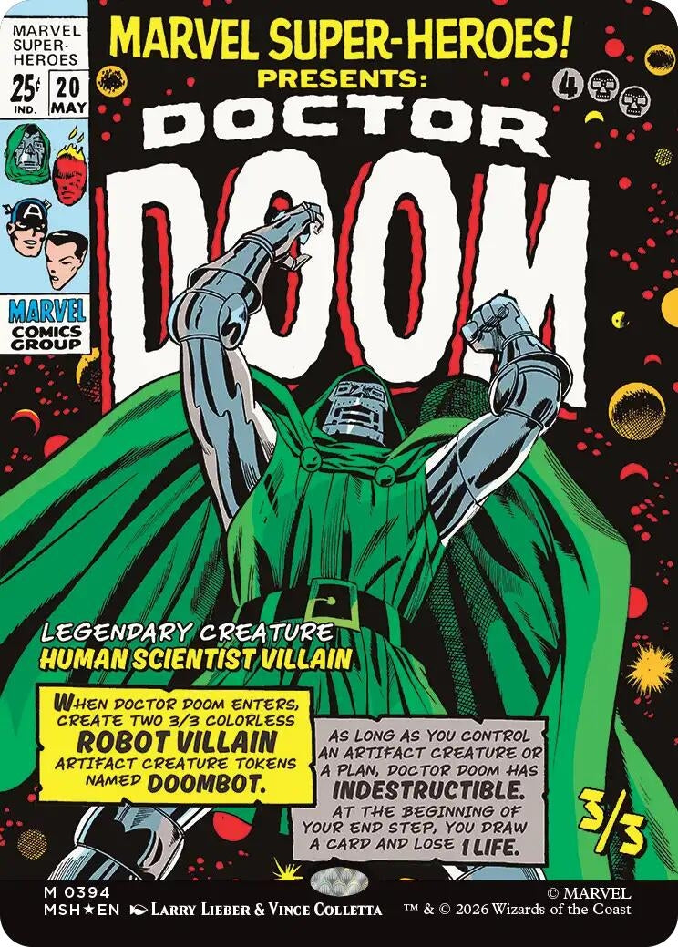Doctor Doom (Borderless) (0394) (394) (MSH)